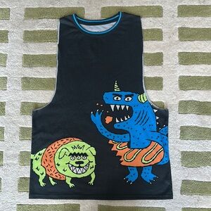 Tank Top with Monster Print